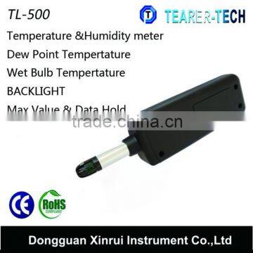 Handheld digital saunaTemperature and humidity meter fashion shape TL-500