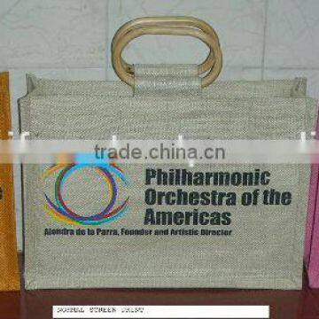 Screen Printed Jute Promotional Bag