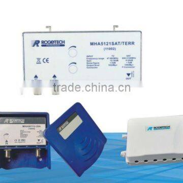 satellite outdoor TV signal amplifier(MHA5121SAT/TERR)