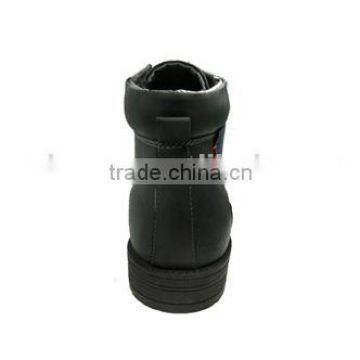 Mens PU Cheap Work Boots Camper Boots With Outsole photo-4