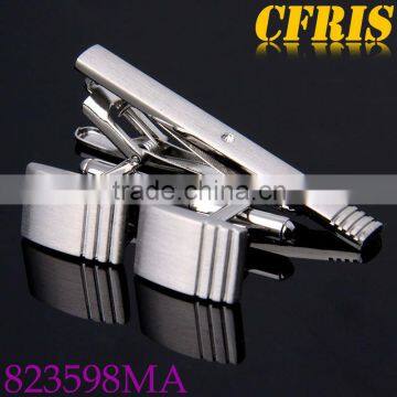 Plain cheap cufflinks Tie clip sets