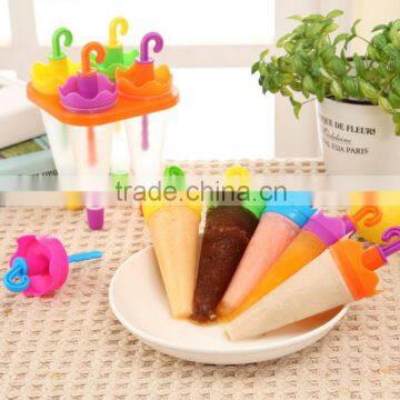 Set of 4 Ice Cream Pop Molds Ice Lolly Makers photo-4