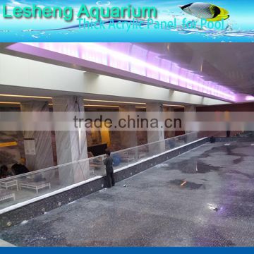 CE certificated acrylic sheet for swimming pool