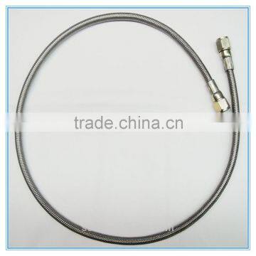 teflon hose with stainless steel wire braiding 304