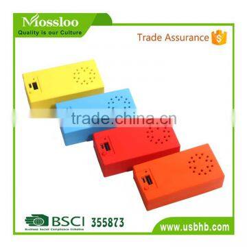 Portable 2 in 1 Customs LOGO Bluetooth Speaker Power Bank 2000Mah photo-3