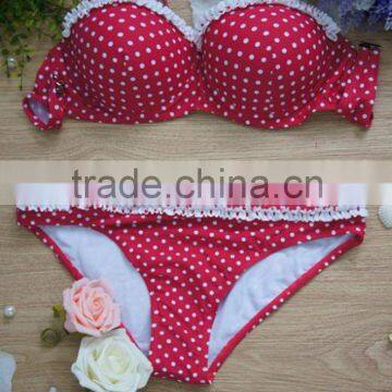 2Pcs Spot Halterneck Sexy Bikini Rosy