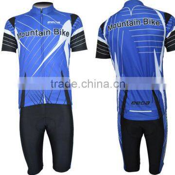 Mountaineering wear Hot sell Bule Man Cycling T-shirt short sleeve for Riding