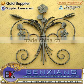 new gate design ornamental wrought iron rosettes(manufactory)