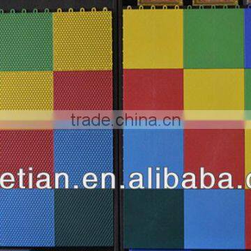 Flat Pattern Basketball Courts Rubber Flooring and Indoor Basketball Flooring , Triangle Pattern Outdoor Basketball Court Floor.