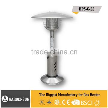 Table top stainless steel heater