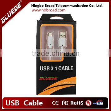 2015 Super Speed 10Gbps Data Cable USB3.1 Type C