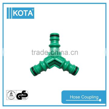 Plastic 3-Way Quick Connect Hose Coupling