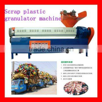 Recycling scrap plastic pelletizing machine