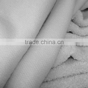 two side brushed deep pile fleece fabric for leisure jacket