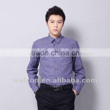 New OEM/ODM famous brand in China factory 100% cotton classic stylish plaid Men's business dress shirts