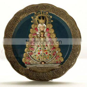 hot sale design ceramic tourist souvenir plate