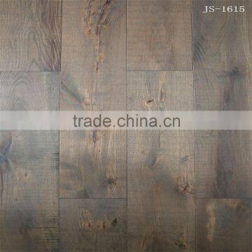 European oak multilayer engineered wood flooring saw mark brushed grey oiled 2016 new style