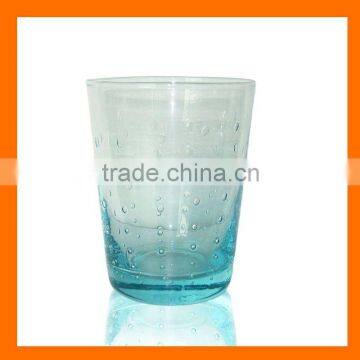 Hand blow blue colored tumbler,whole sales