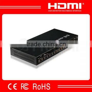 HDMI Matrix Switch 8x8 Support RS232 and LAN HDMI 1.4 With 3D HDTV Matrix