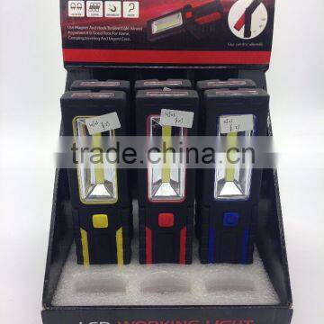 4LED+3W COB LED working light