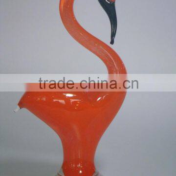 red artificial birds decoration