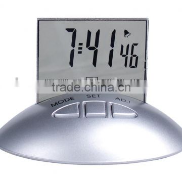 Elliptical-base LCD clock