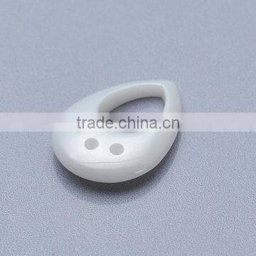 New Arrival 14.1*18.8mm White Glass Heart Jewelry Findings