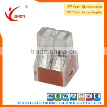 Yuyao Sineyi 2014 4P home lighting terminal 250 series terminals high quality push in wire connectors