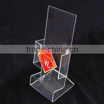 Cheap clear acrylic brochure holder,a4 a5 brochure holder display,brochure holder stand