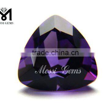 Top Machine Cut Trillion Amethyst Zircon Stones Prices