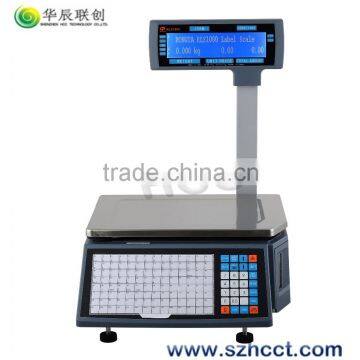 Chinese Electronic Weighing Scales With label printer --HLS1000