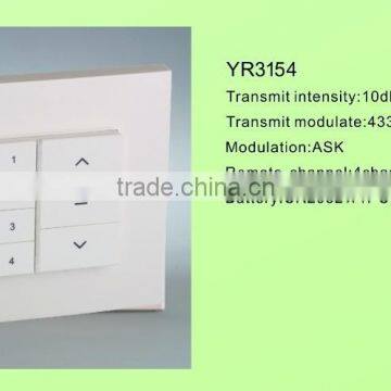 Hot-sale raex curtain motor timer remote control YR3154