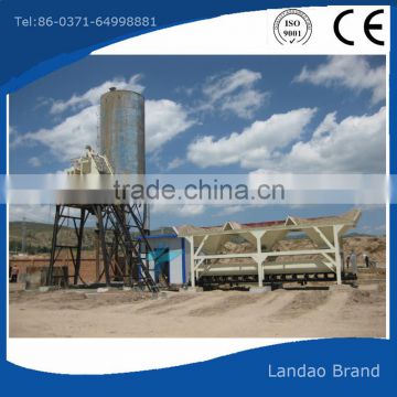 Reliable Quality HZS50 bucket loader cement mixing plant