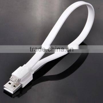 Hot sale New Noodle Flat Micro USB 2.0 Male to A male Charging and Sync Cable for Smartphones, Tablets,