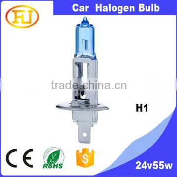 H1 6000K Xenon Super White Car HeadLight Bulb 24V 55w HID Halogen light