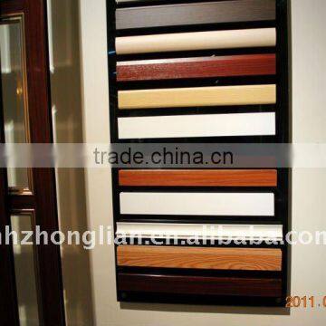 Manufacturer OEM most popular wood grain aluminum siding / wood grain pvc film / wood grain paper laminate