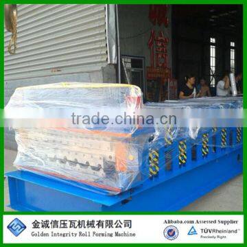 corrugated roofing board cold roll forming machine