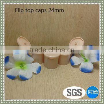 24mm oval flip top caps for shampoo bottles