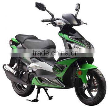 2016 Europe Market Cheap Black/Green 50CC Gas Cool Mini Scooter