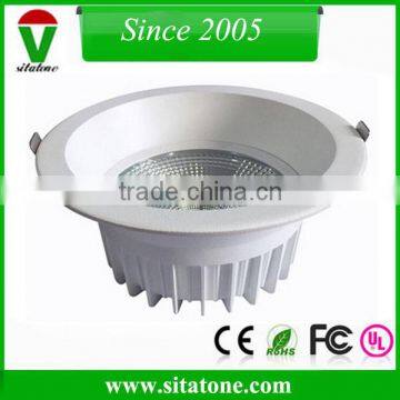 full white 6 inches 18w cob led down light