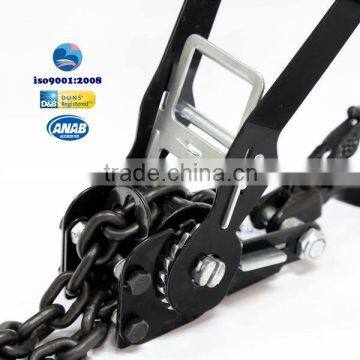 Ratchet Load Binder Chain With Metal Strap Ratchet Tightener photo-3