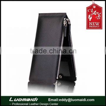 New product unisex genuine cowhide leather card holder , business card wallet for men and women