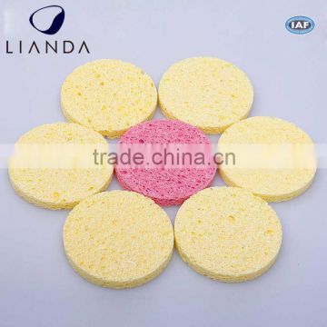 wholesale best seller facial compressed cellulose sponges Yellow