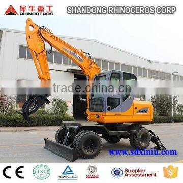 Mini Farm Machinery 8ton New Excavator Price Wheeled Excavator photo-2