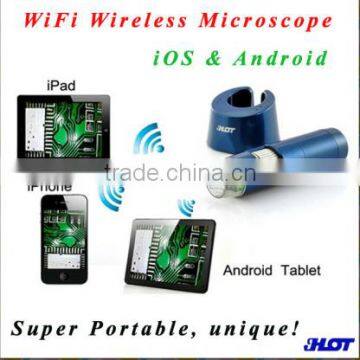 5~200 high magnification wireless digital monocular microscope for mobile phone and tablet PC