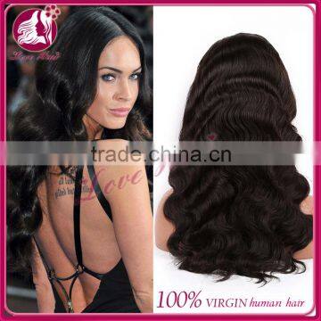 Cheap brazilian human hair full lace wig