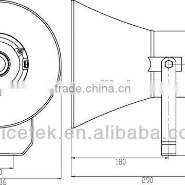 Outdoor Professional Siren Alarm Horn Speaker