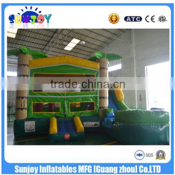 2016 Sunjoy good quality Commercial Inflatable jungle Combo in amusement park