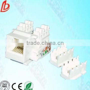 Ethernet Networking utp cat6/cat5 RJ45 Keystone jack, cat5 cat6 solution network module