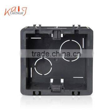 Plastic pc waterproof fire protection wall mount switch and socket box